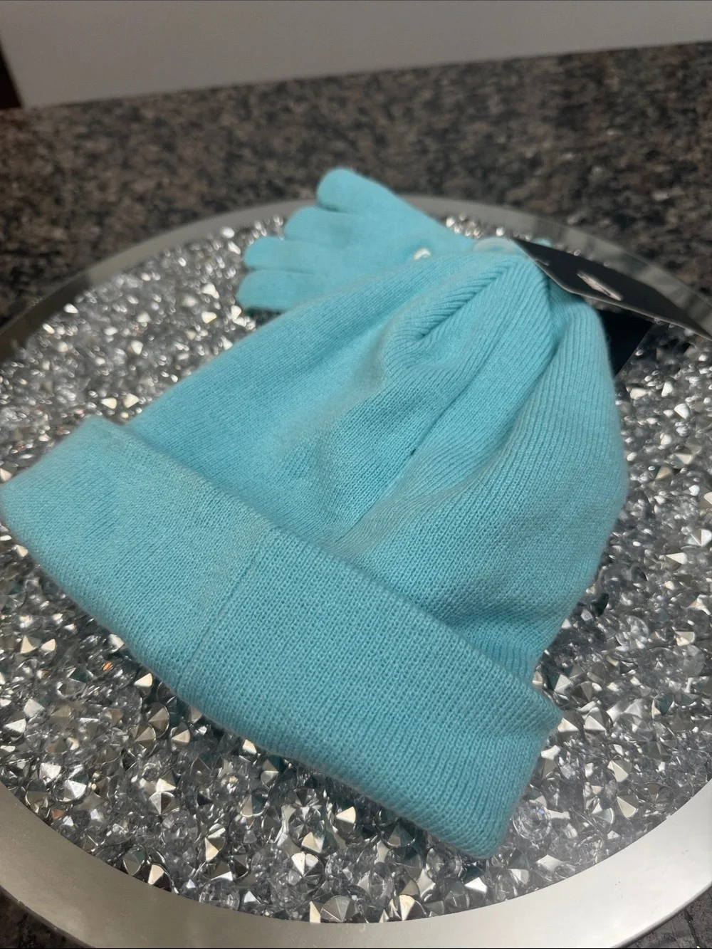 Nike Aqua Knit Beanie and Glove Set NWT